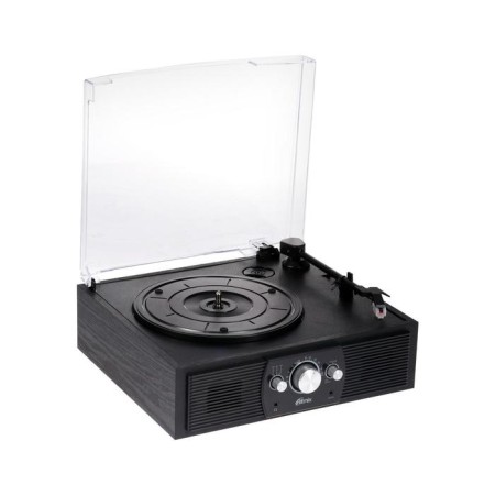 Ritmix LP-200B vinyl disks player, 10 watts, 3 speeds, BT, AUX, FM, RCA, Black