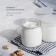 Yogurtnitsa Galaxy GL 2698, 30 W, 180 ml, 7 containers, glass, white-gray