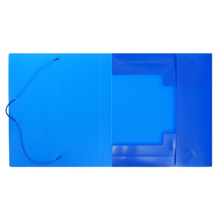 Elastic band A5, 500 μm, calligrata, spine 30 mm, embossing "sand", blue-3