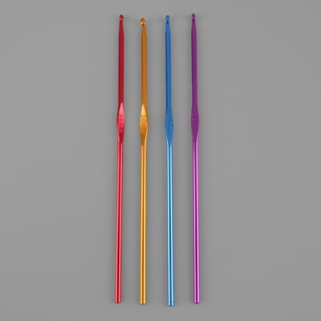 Knitting hook, d = 3 mm, 15 cm, color mix-4