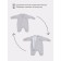 Combiason Children's demi-season MOWBABY RUBY, age 9-12 months, color Arctic gray