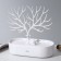 Stand for jewelry "Deer", oval stand, 26 × 25 cm, white color