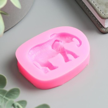 Mold Silicon "Indian Elephant" 1.2x6x4.8 cm-1
