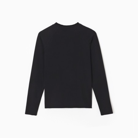 Jumper (Longsliv) Women's Minaku: Minaku: Basic Line Collection, Black Rr. 44 color-8