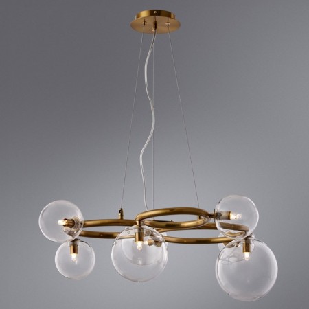 Albus chandelier, 7x40W G9, bronze color-1