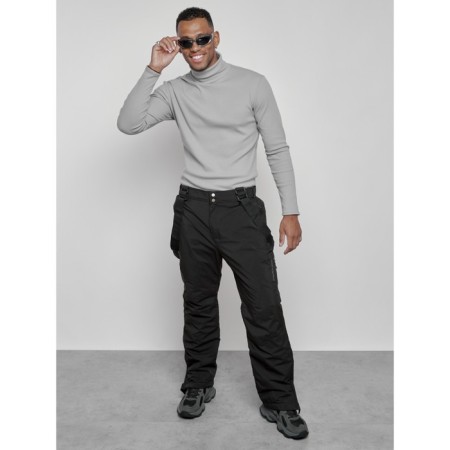 Semi -combinezone ski insulated male winter, size 52, black color-17