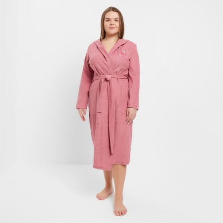 Women's robe, dry rose, size 50-1