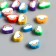 Beads for PVC "Rainbow and Cloud" Set 25 pcs 0.5x0.8x1.2 cm