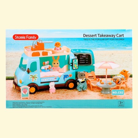 House on the wheels "Beast. Fragon with ice cream "-9