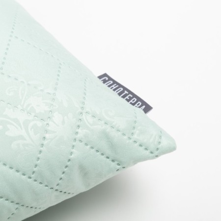 Decorative pillow, size 40x40cm, green color, mixture-2