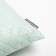 Decorative pillow, size 40x40cm, green color, mixture
