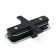 Connector (straight) Gauss, black color