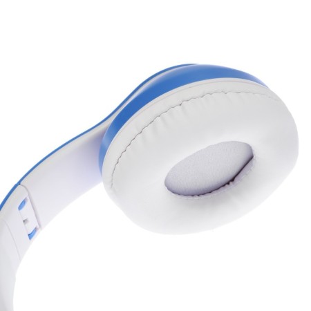 MYBIT W-32 heads, wireless, MIC, BT 5.0, AUX, Microsd, MP3, 400 mAh, blue-6