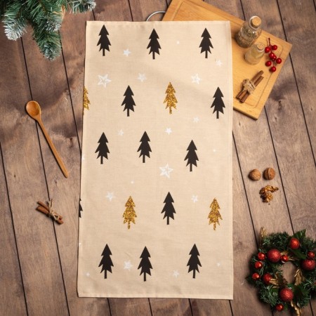 Towel "Dolyana" Christmas Mood 40x70cm, 100%HL, Rogozhka 164 g/m2