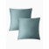 A set of pillowcases "Ethel" 70x70 cm - 2 pcs, emerald, 100% cotton, maco -satin