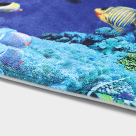 Bath and toilet rugs "Dolphin", 3 pcs: 35 × 39, 40 × 50, 45 × 75 cm-9