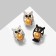 Brooch "Eagle Busina" Mini, Color Mix in Gold (indivisible packing 12 pcs., Price per pcs.)
