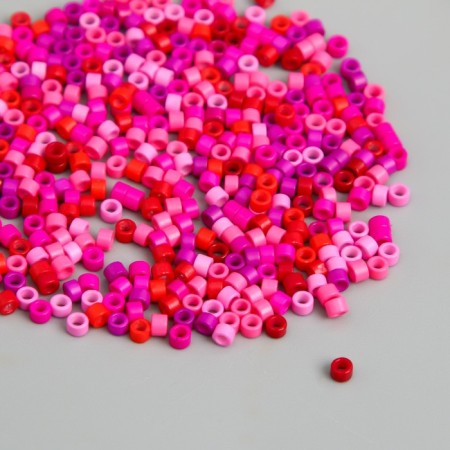 Glass beads 11/0 "cylinder. Pink-red" 10 g-1