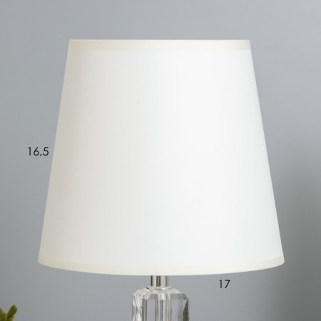 Bianka table lamp E14 40W chrome 22.5x22.5x36 cm Risalux-2
