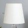 Bianka table lamp E14 40W chrome 22.5x22.5x36 cm Risalux
