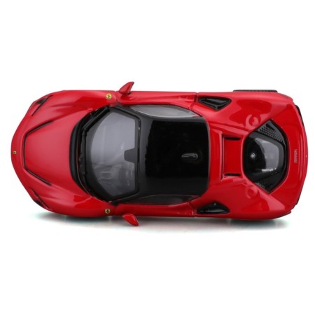 Racing machine Bburago Ferrari SF90 Stradale, Die-Cast, 1:43, Red color-1