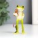Souvenir Polystone "Frog with Squirrel" 7x3.1x2.5 cm