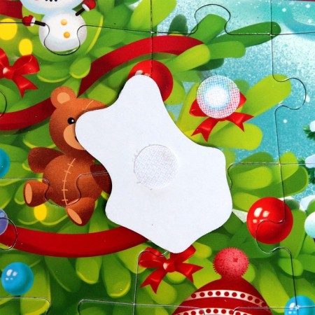 Puzzle with Velcro "Funny New Year", 54 details-3