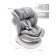 AMAROBABY Champion, ISOFIX fastening, class D, group 0+/1/2/3 (0-36 kg), gray gray