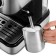 Coffee machine KitFort KT-765, Rozhkaya, 1100 watts, 1.5 l, cappuccino, silver