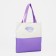 A backpack with a zipper, an outer pocket, a set of a chover, bag, color lilac