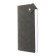 The diary is low, 120 x 200 mm 128 sheets, leatherette, gray block 70 g/m2, lies, refuge with a colored button, dark gray