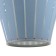 Lamp Bayerlux 1673/1bl E27 40W light blue 48x48x36-136 cm