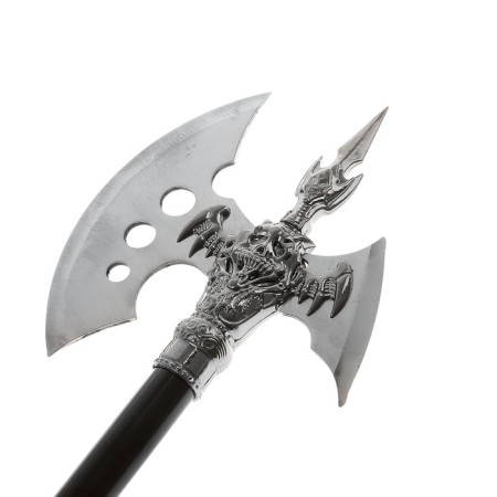 Souvenir weapons "Axes" on a tablet with a demon, 45x57 cm-3