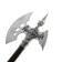 Souvenir weapons "Axes" on a tablet with a demon, 45x57 cm