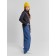 Turtleneck children's minku, color graphite, height 134 cm