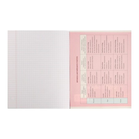 Subject Calligrata "comic book anime", 48 sheets in a cage English, with reference material, cover coated cardboard, Uf-lak (full), OFSET block-4