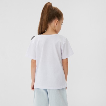 T-shirt Children's KAFTAN "Bow", p. 32 (110-116 cm), white/black-7