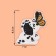 Thermal appliance "dog with a butterfly", 8.5 × 7 cm, white color