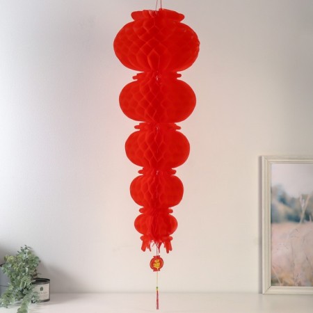 Souvenir plastic "Five lamps - happiness and financial well -being" 35x35x88 cm