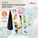 A set of magnetic bookmark for books Calligrata 6 pieces, "cats", mix