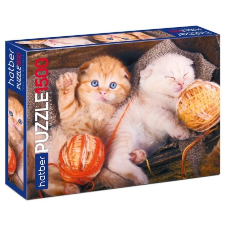 Puzzle "There are not many cats", 1,500 elements