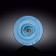 Deep plate Wilmax England Spiral, D = 22.5 cm, 1.1 L, Blue color
