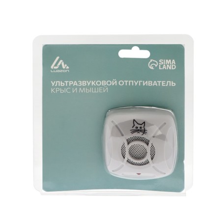 The repeller of rats and mice Luazon LRI-06, ultrasound, 20 m2, 220 V, white/gray mix-3