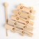 Musical toy "Xylophone", 5 tones, 1 wand, 14x13.2 cm