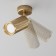 Ceiling light Technical C034CL-01G, 1xGU10, 10W, 13x19.5 cm, gold color