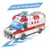 Designer "ambulance", light, sound, inertia, 68 parts