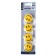 Magnets for boards "Smiley" 40 mm, 4 pieces, Globus yellow