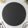 Serving napkin on the table "Ra", d = 36 cm, color gray color