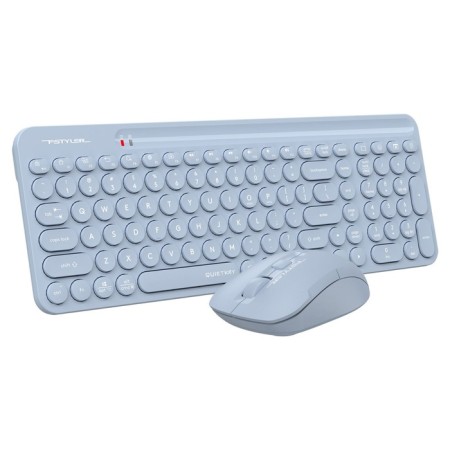 Keyboard + Mouse A4Tech FSTYLER FG3300 Air Claw: Blue Mouse: Blue USB Wireless Slim Mul 103388-2