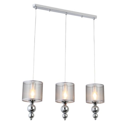 Suspended EVOLUCE lamp. Sle107103-03. Pazione. 3x40 watts, E27, 59x14x27 cm, chromium color